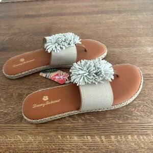 Tommy Bahama Atalia Thong Flip Flop Sandals Nautural NWT